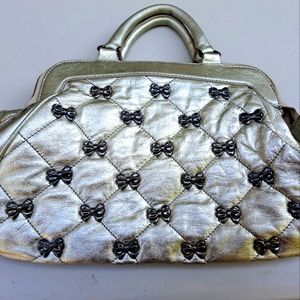 Betsey Johnson hand bag with bows
